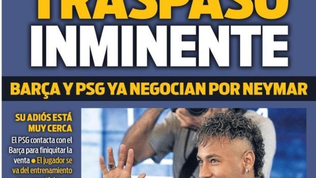 Portada de Sport (29/07/17)