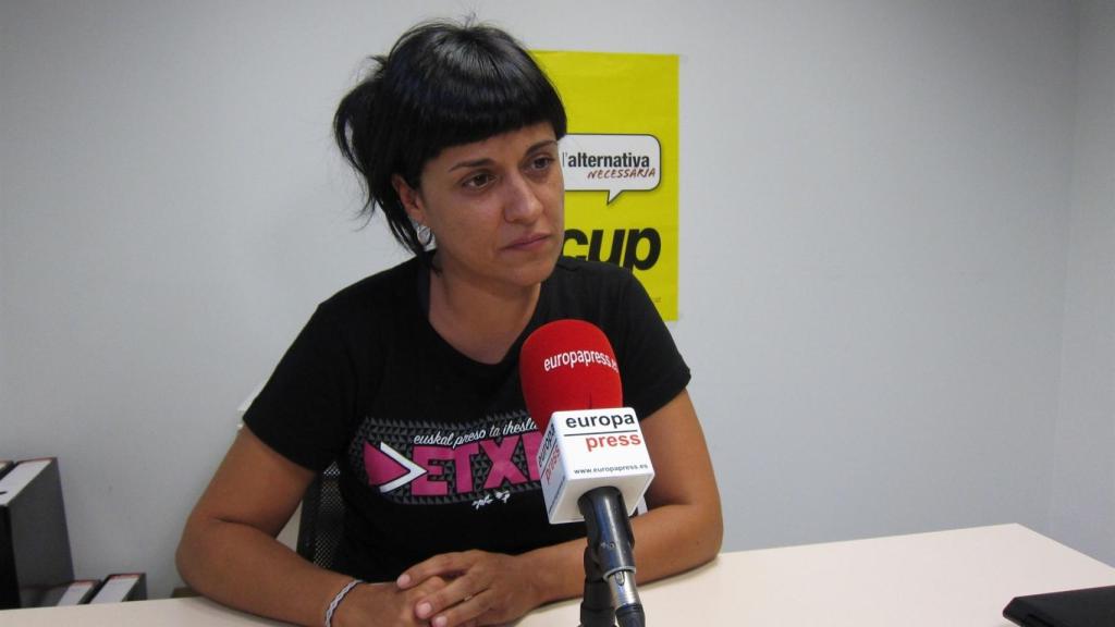 Anna Gabriel, portavoz de la CUP.
