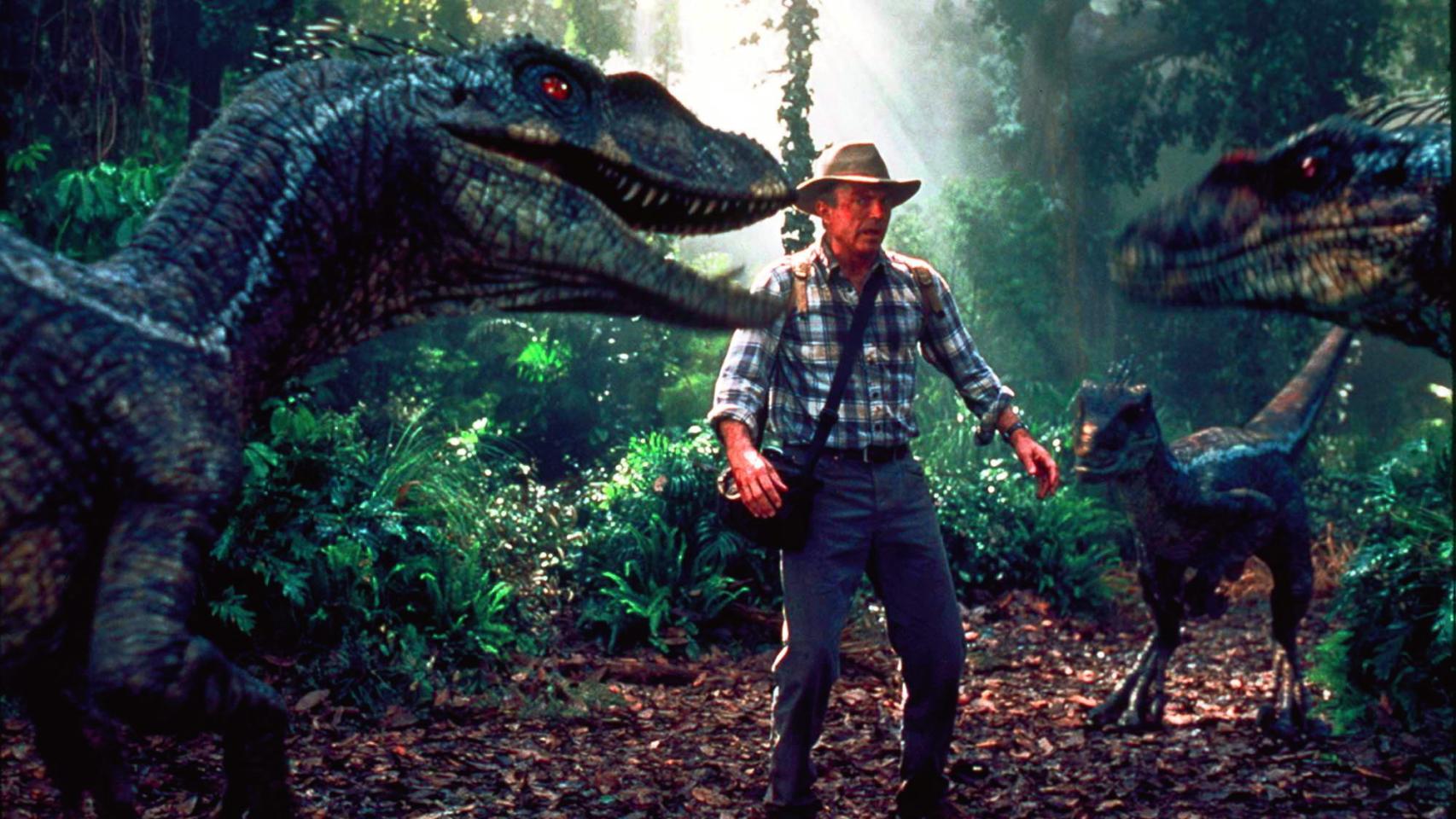 Todo en este fotograma de Jurassic Park es MENTIRA.