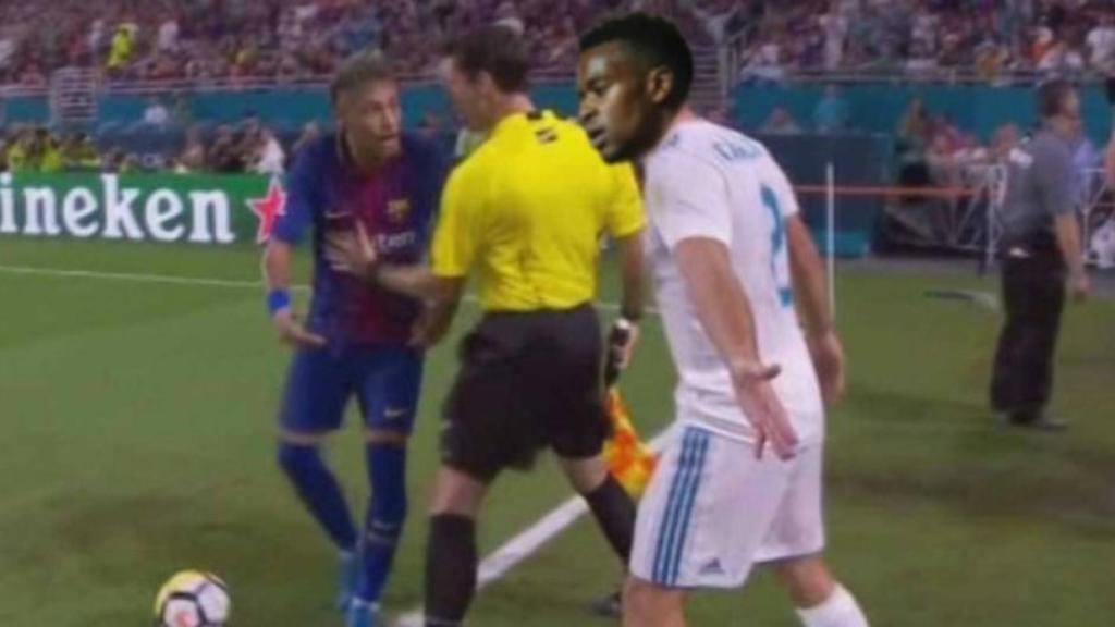 Meme de Neymar y Semedo en el Clásico. Foto: memedeportes.com