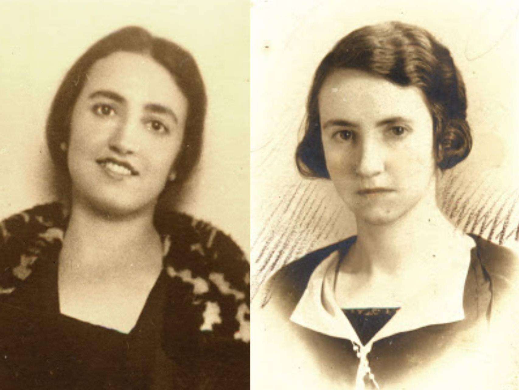 Jimena (izquierda) y Elisa (derecha) Fernández de la Vega.
