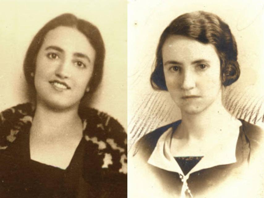 Jimena (izquierda) y Elisa (derecha) Fernández de la Vega.