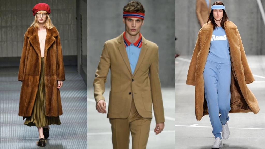 Algunos de los numerosos looks inspirados en 'The Tennembaums' de Alessandro Michelle para Gucci. | Foto: Getty Images.