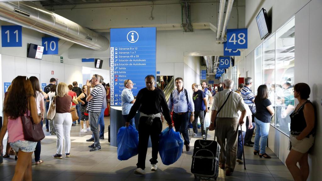 Estación Sur de autobuses de Madrid.