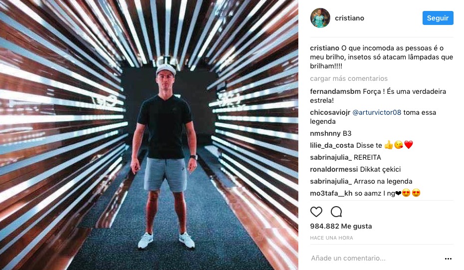 El enigmático mensaje de Cristiano: Lo que incomoda a las personas es mi brillo