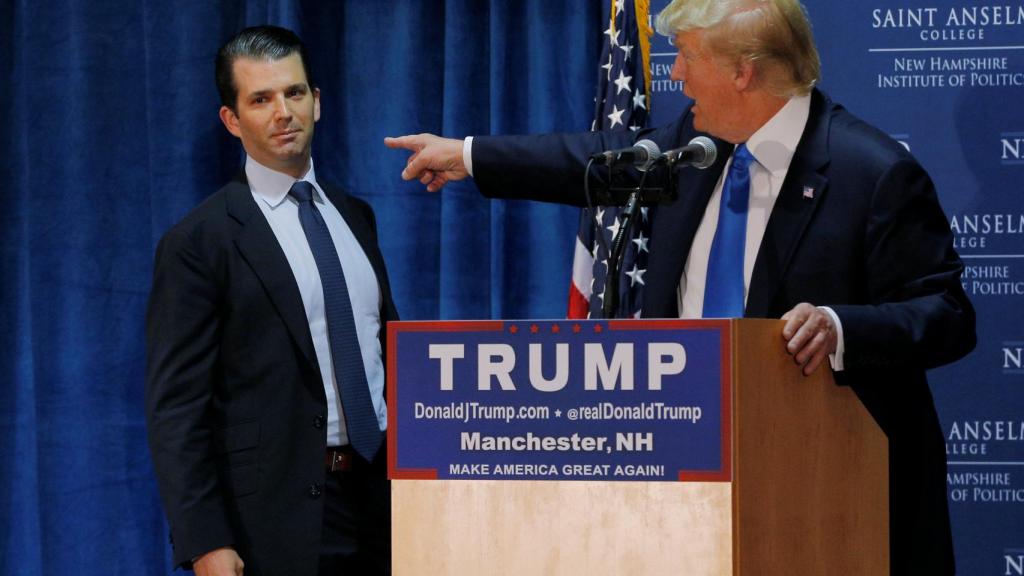 Trump dictó un comunicado falso para defender a su hijo del 'Rusiagate'