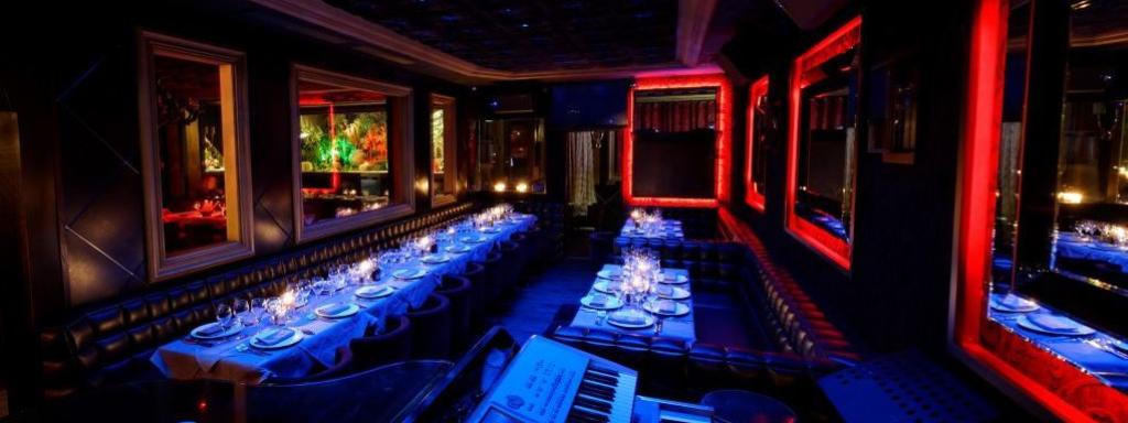 La zona de restaurante de Le  Sass.