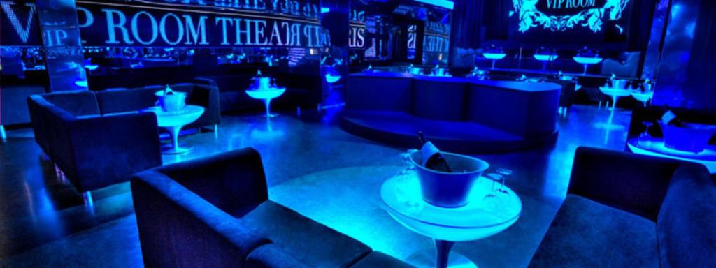 El lujoso interior de Vip Room.