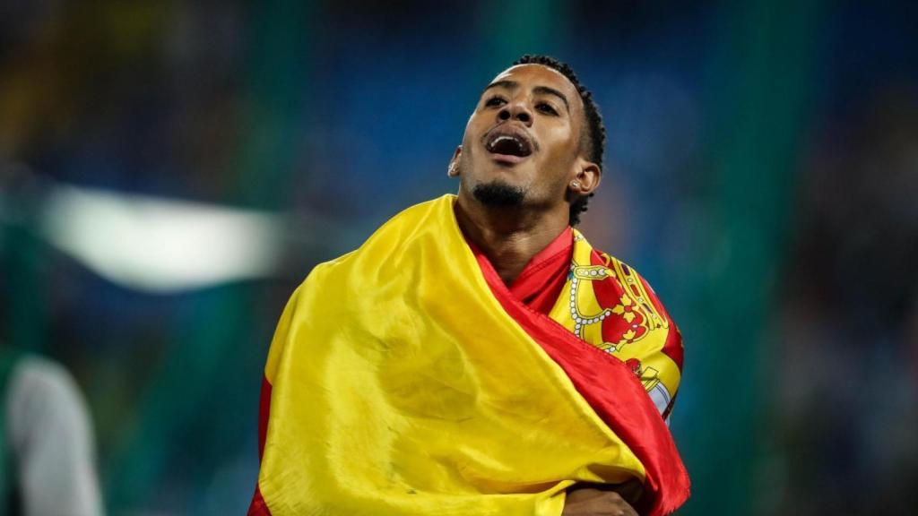Orlando Ortega tras proclamarse subcampeón olímpico de 110 metros vallas.