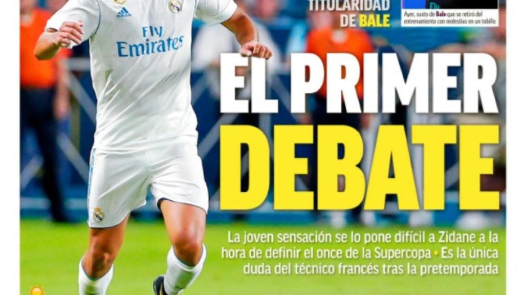 Portada de MARCA (02/08/2017).