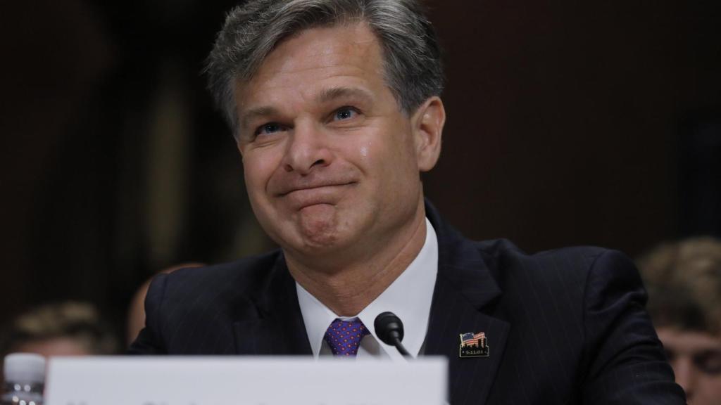 El nuevo director del FBI, Christopher Wray.