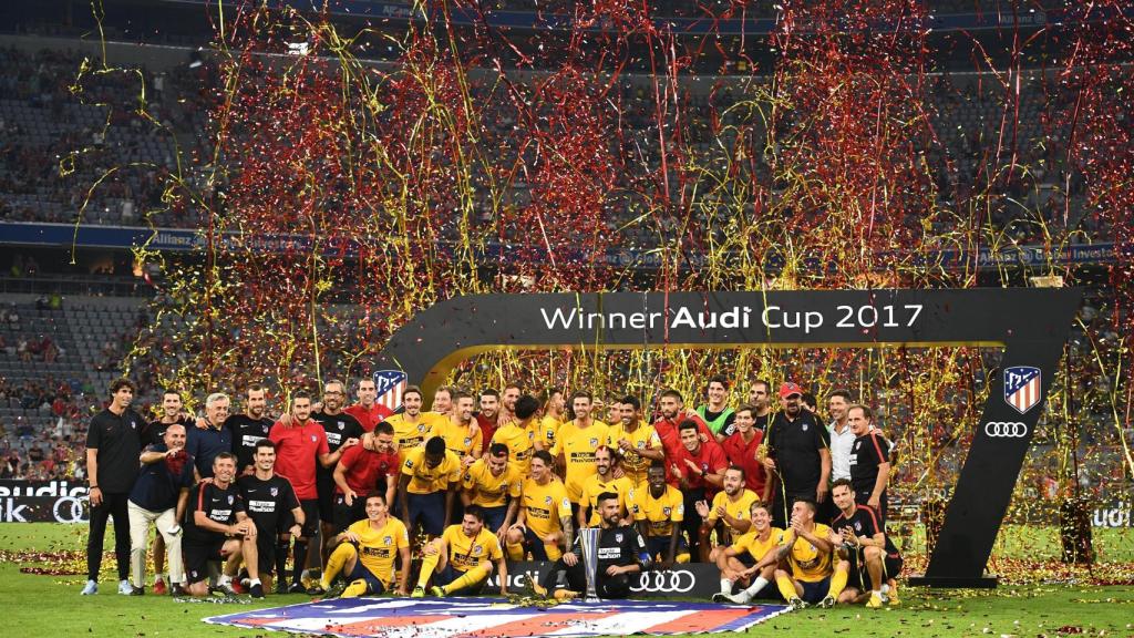 Celebración del Atlético de Madrid