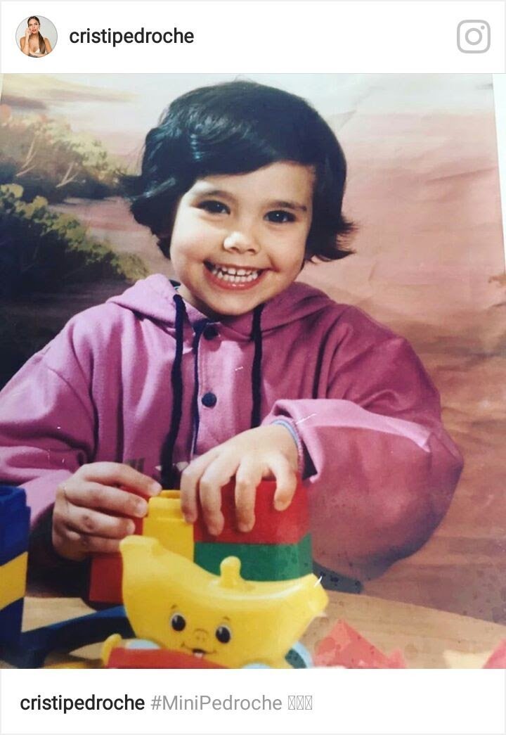Cristina Pedroche, de niña
