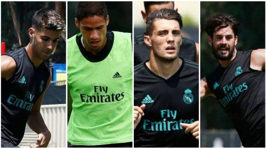 Asensio, Varane, Kovacic e Isco