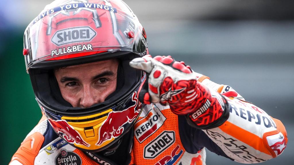 Marc Márquez, durante el GP de la República Checa.