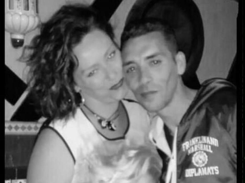 Ana Belén con su pareja, Andrés. El presunto asesino