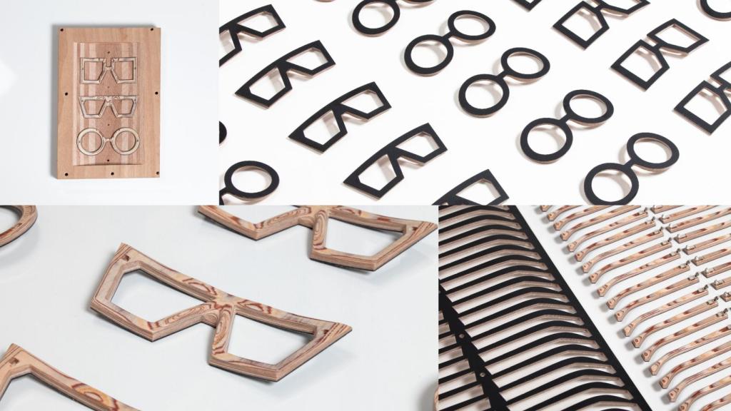 Diferentes fases del proceso de fabricación de la colección Métrica. | Foto: Nina Mûr.