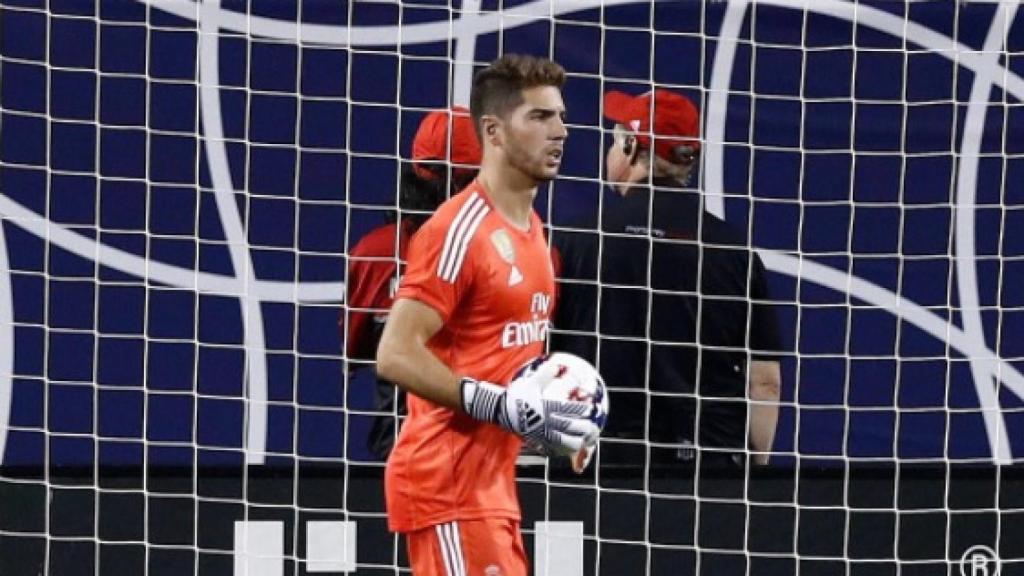 Luca Zidane en el partido ante el MLS All-Stars. Foto: Instagram (@luca)