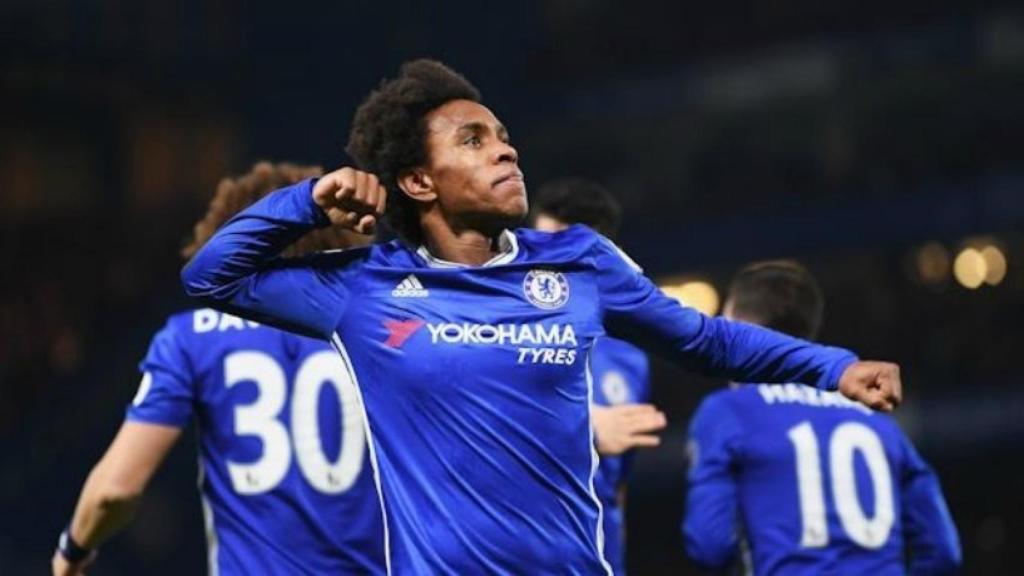 Willian, jugador brasileño del Chelsea. Foto: chelseafc.com