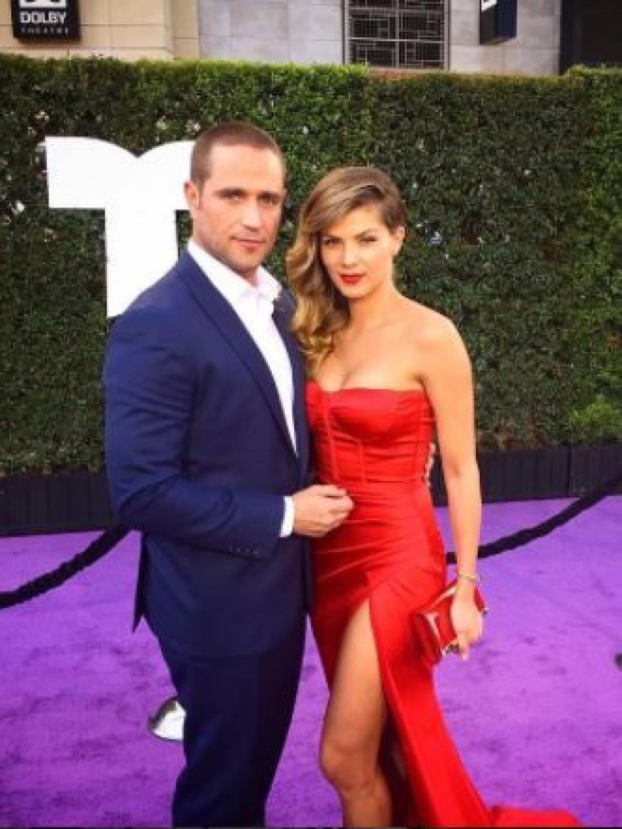 Michel Brown, y su pareja, la actriz Margarita.