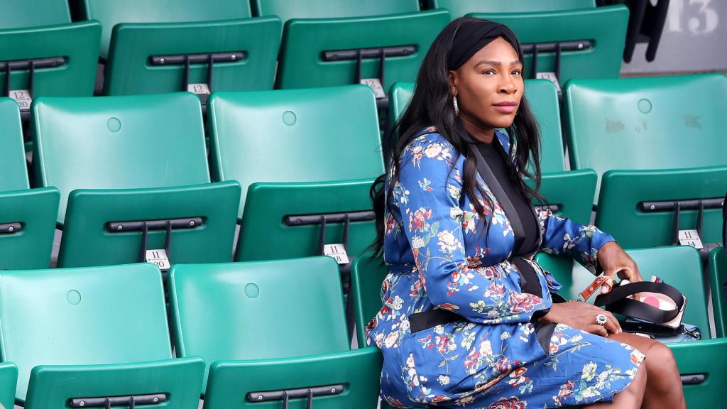 Serena Williams embarazada durante el Ronald Garros