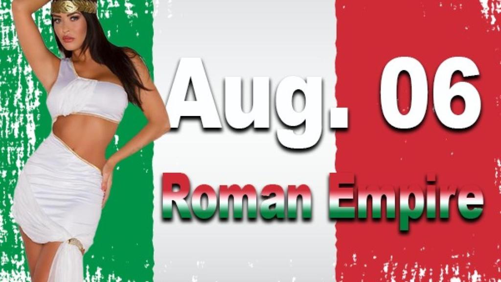 El 6 de agosto se celebró en el crucero la fiesta dedicada al Imperio Romano