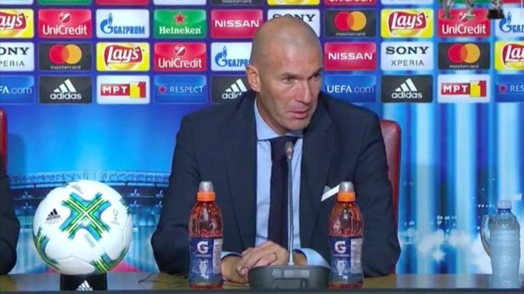 Zidane en rueda de prensa