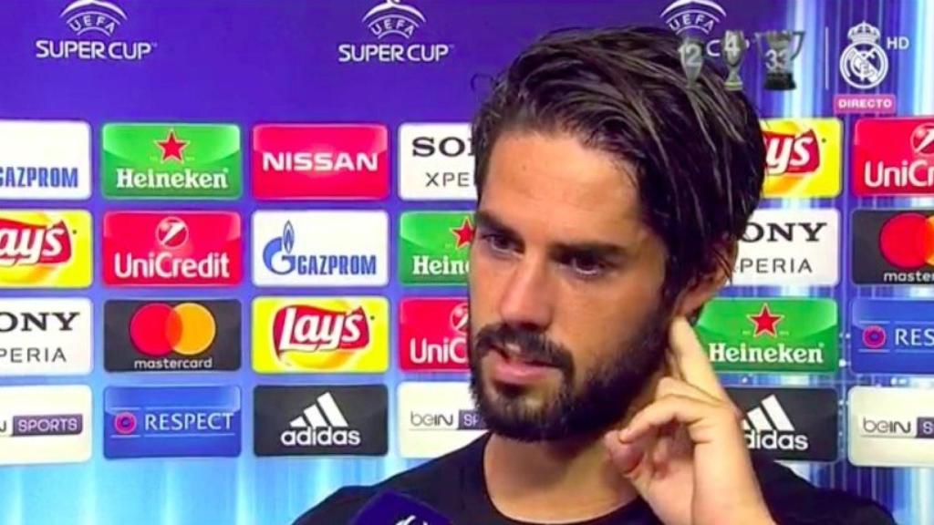 Isco en zona mixta