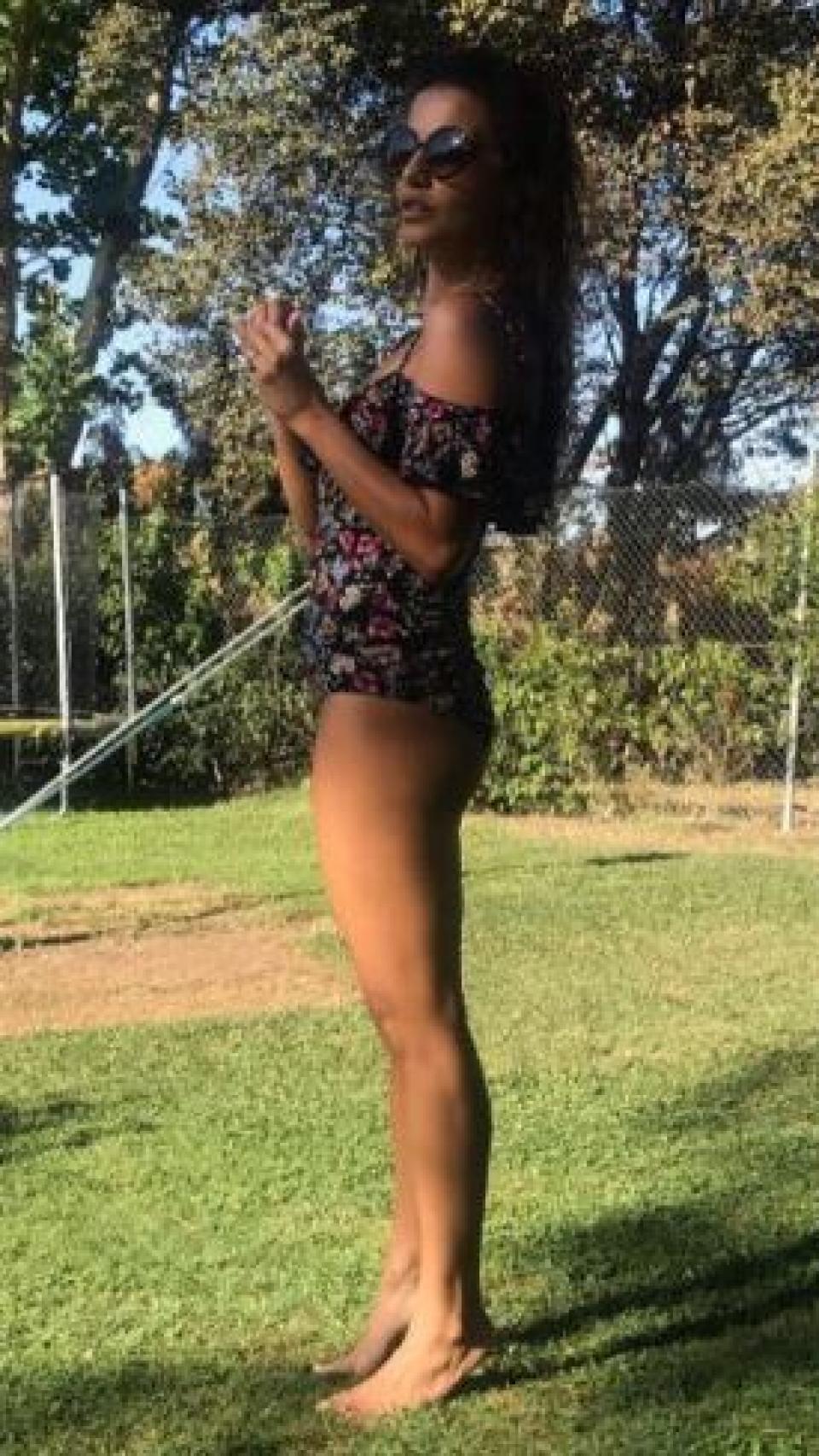 Mónica Cruz defendiendo su cuerpo.