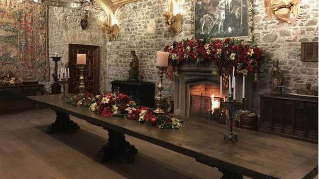 Imagen de una de las estancias del castillo.