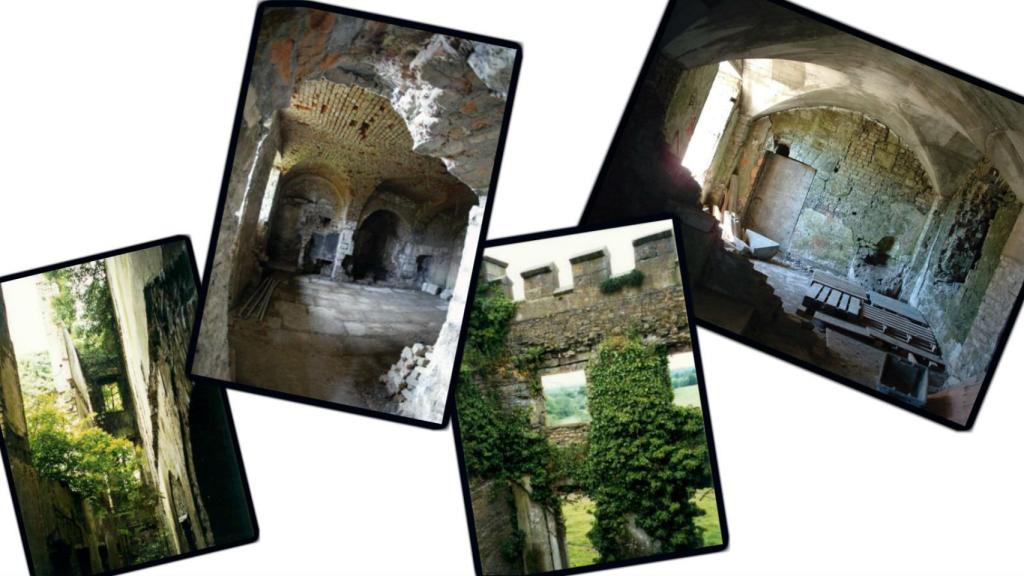 Estado del castillo antes de la remodelación.