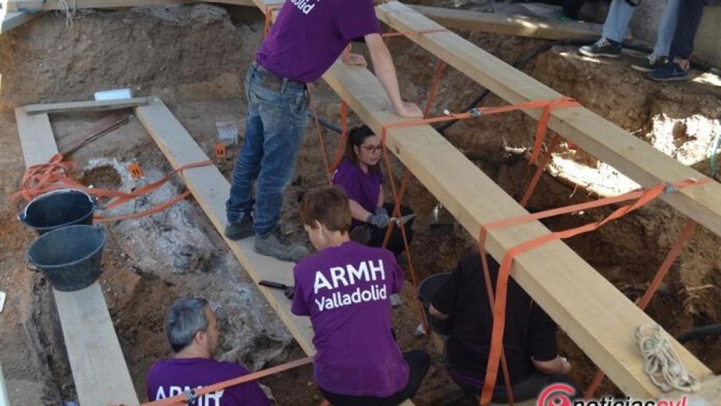 exhumacion fosa comun valladolid armh cementerio 13