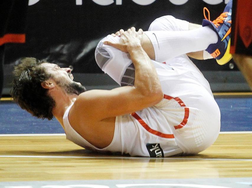 Sergio Llull repitiendo la foto de Beirán casi ocho meses después.