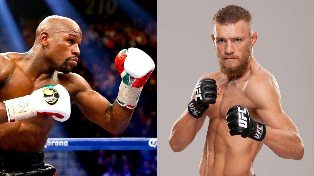 Mayweather y McGregor, con los guantes que utilizan habitualmente.