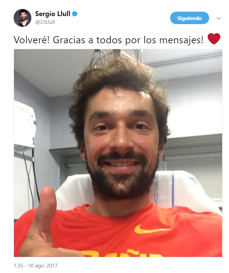 Llull se pronuncia tras su lesión: ¡Volveré!