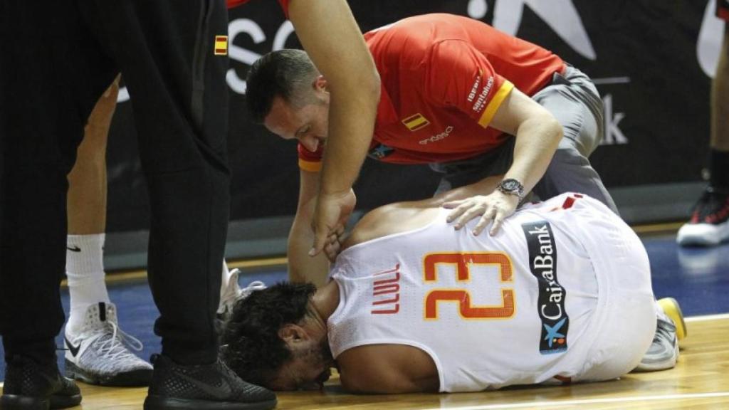 Llull se rompe el cruzado anterior de la rodilla derecha. Foto: Twitter (@partidazocope)