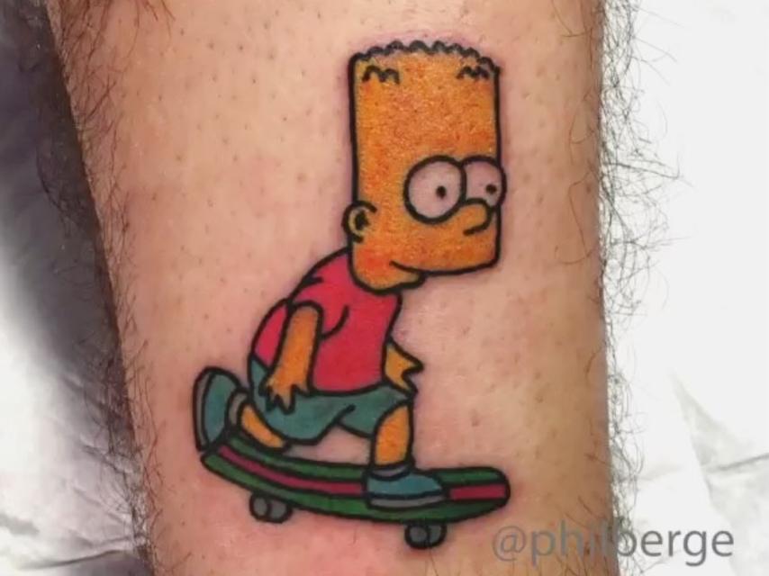 Tatuajes de Bart Simpson