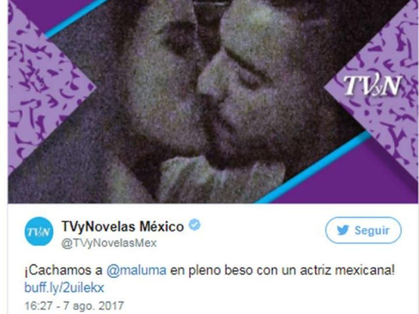 La imagen de ambos que ha desatado la polémica.