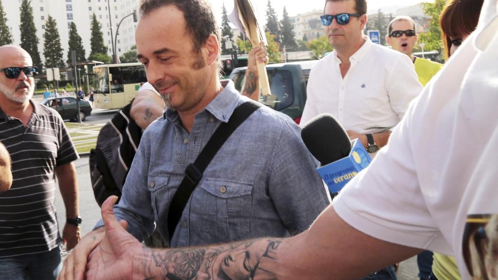 Francesco Arcuri el día en que compareció en sede judicial, cita a la que no asistió Juana.