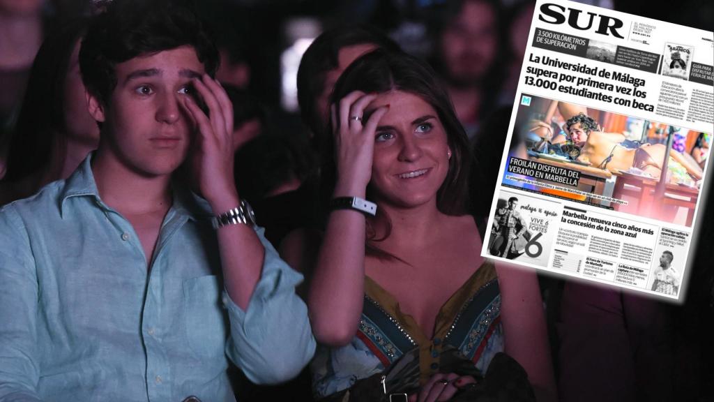 Froilán con su novia Mar.