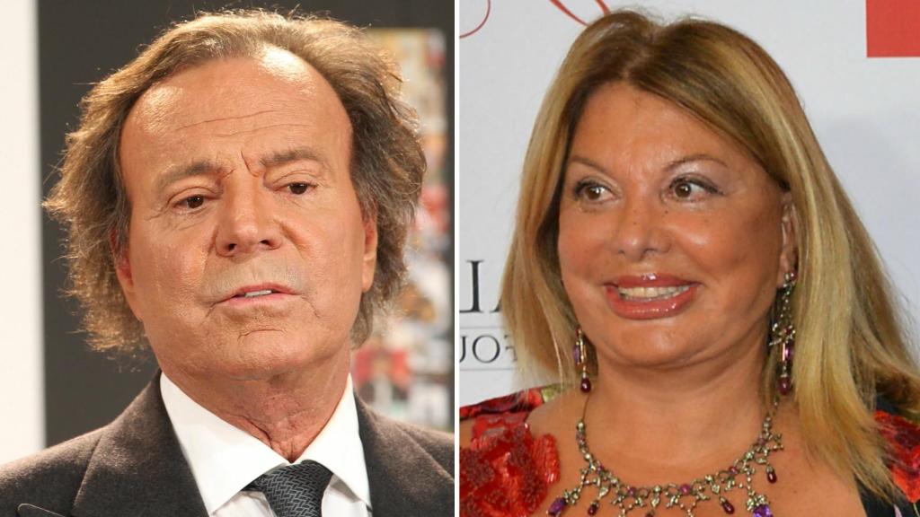 Julio Iglesias y Olivia Valere.