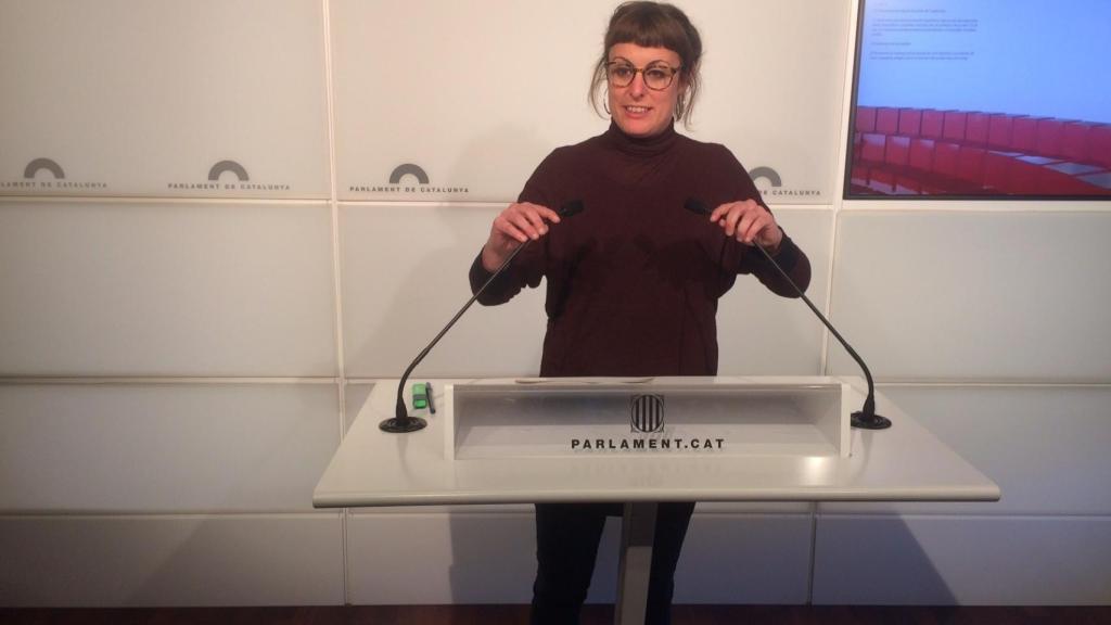 La diputada de la CUP en el Parlament, Mireia Vehí.