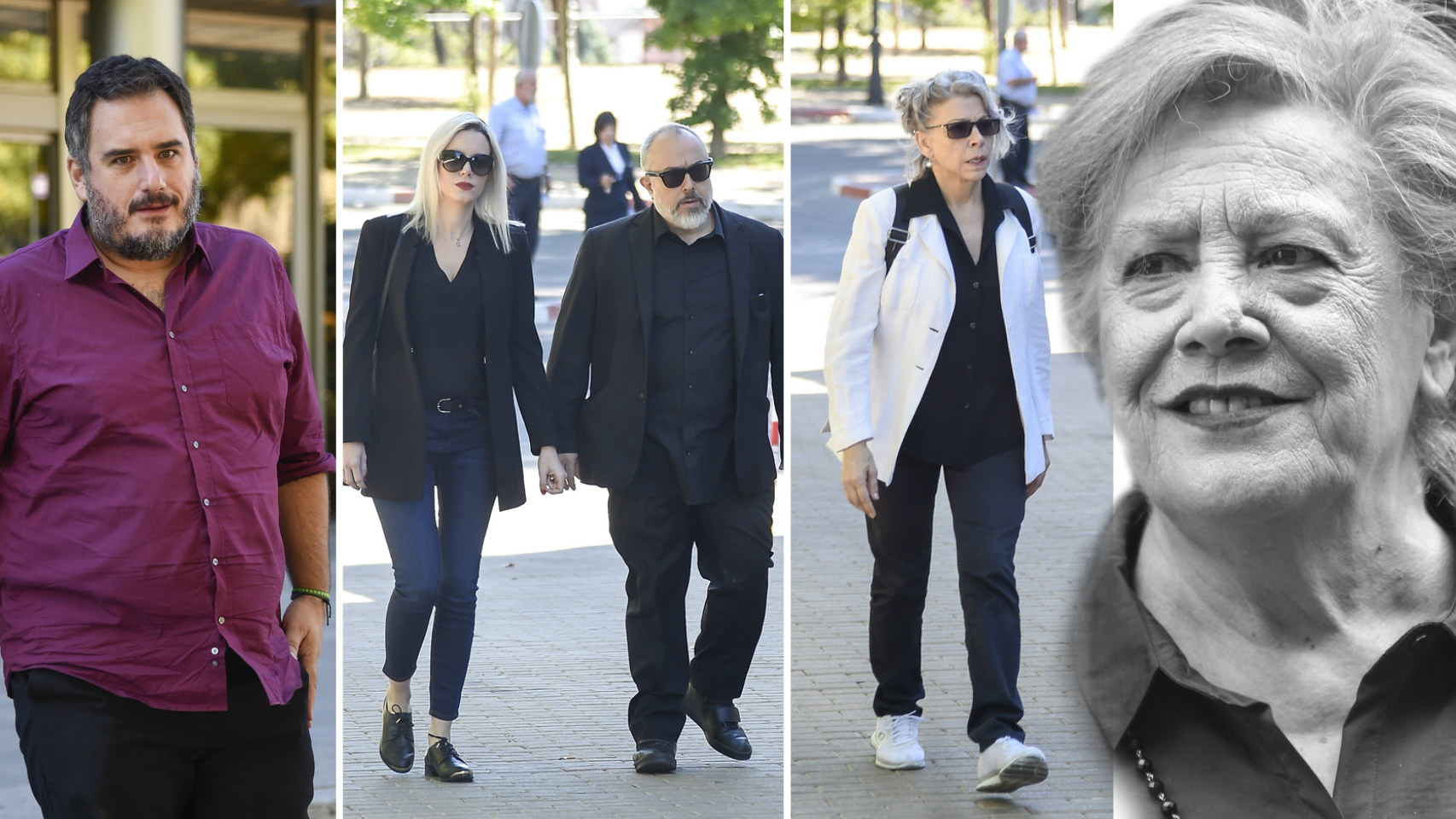 Su hijo y varios de sus compañeros de profesión se han acercado a dar el último adiós a la actriz.