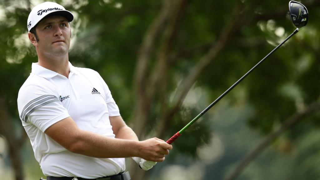 John Rahm en un momento de su participación en el PGA