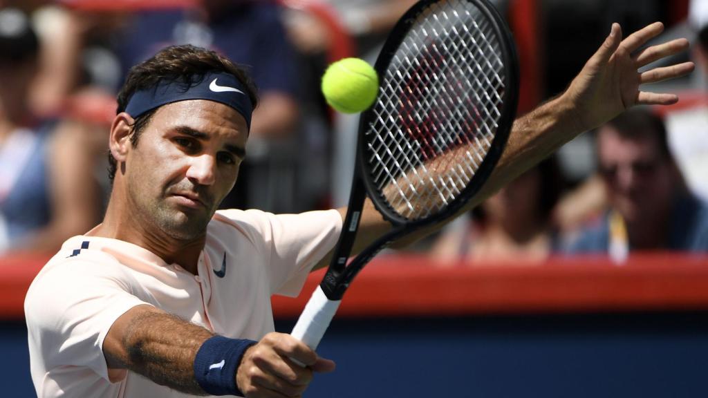 Roger Federer, durante el Masters 1000 de Montreal.