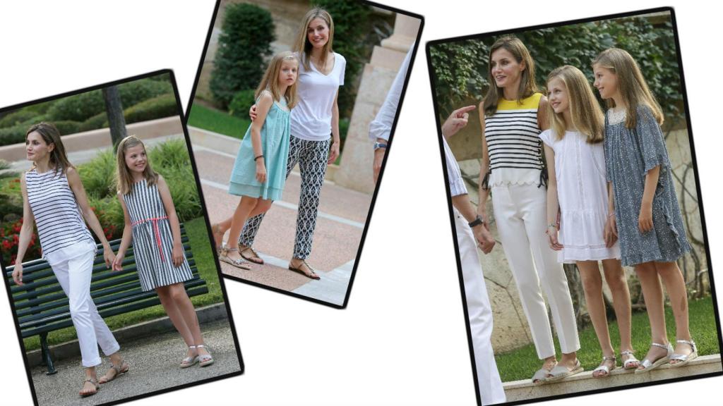 La reina Letizia, en sus diferentes veranos en Palma de Mallorca.