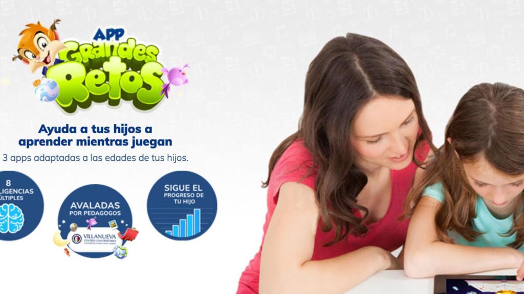 Grandes Retos: la app para que los niños aprendan mientras juegan