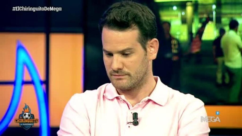 Quim Domenech se rinde al Madrid. Foto: Twitter (@elchiringuitotv).