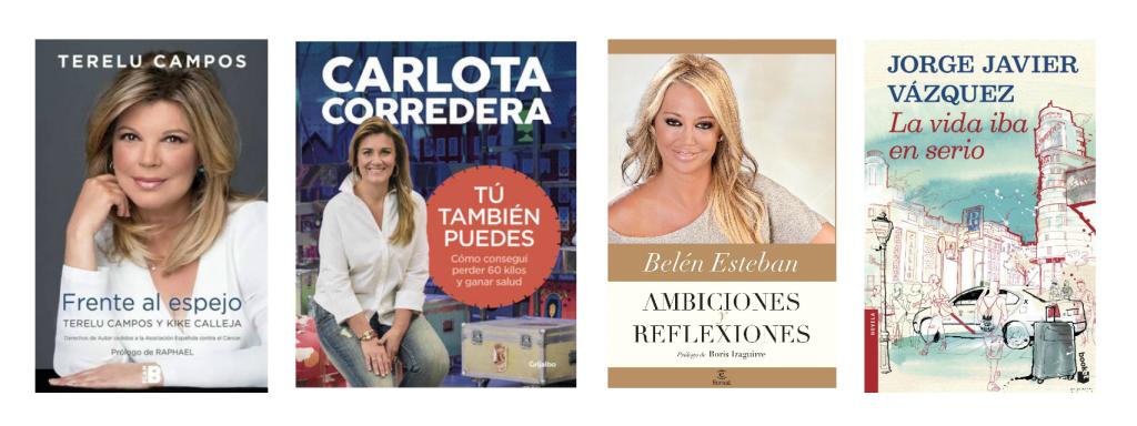 Algunos de los libros que han publicado los colaboradores y presentadores del programa.