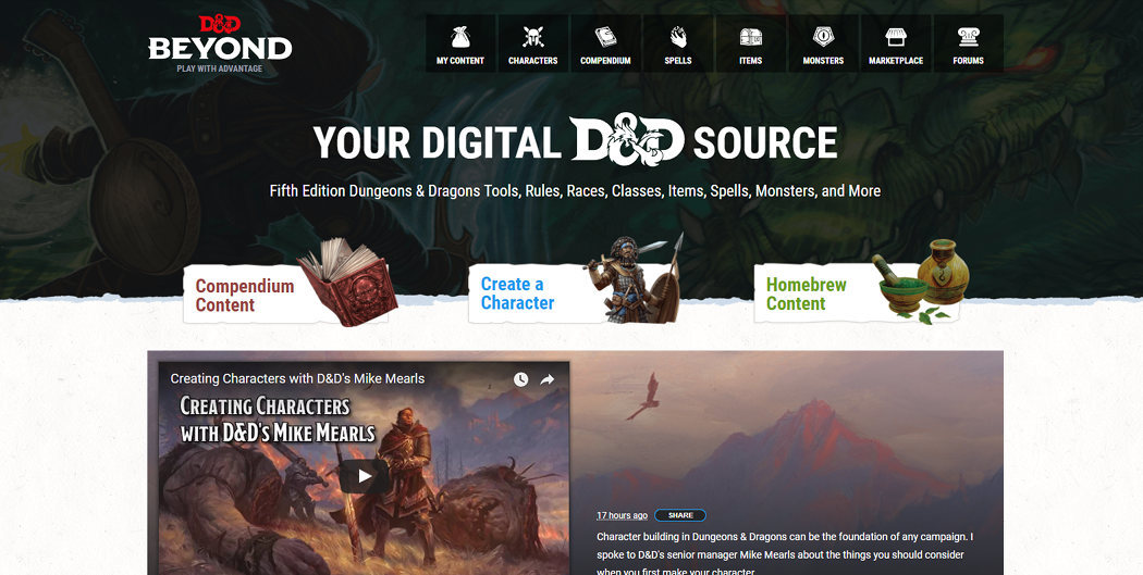 dungeons and dragons beyond 5